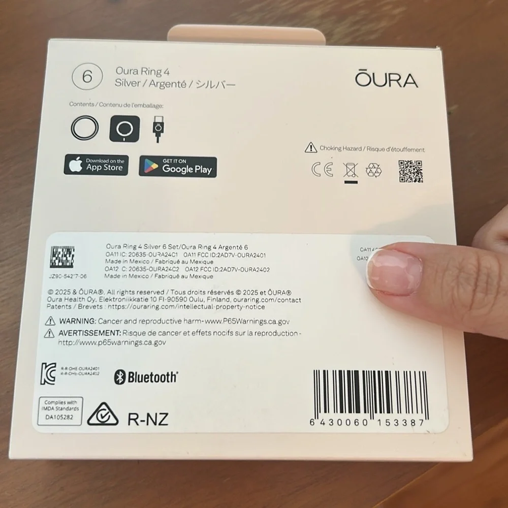 Oura Ring Gen 4 - Size 6